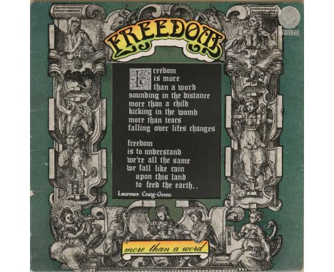 FREEDOM - MORE THAN A WORD (VERTIGO 6360 072). The very scarcely seen final Freedom LP, issued on Vertigo (6360 072). The rec