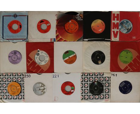 70s ARTISTS 45. Classic collection of 45s with over 200 included here. Artists/cat. numbers include Kraftwerk, Kiss (CAN 102)