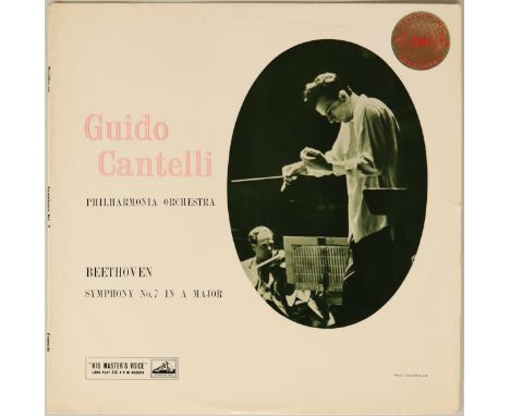 ASD 254 -GUIDO CANTELLI - BEETHOVEN SYMPHONY NO. 7 ED1 LP. Well presented example of Guido CanCantelli conducting The Philhar