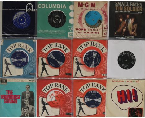 60s MOD/BEAT/POP 45s. Excellent selection of 22 x 45s to get in the groove! Artists/titles/cat. numbers include Finders Keepe