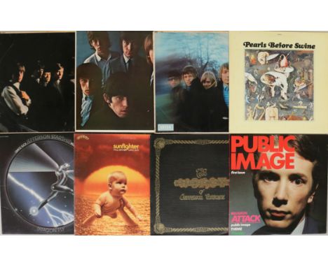 60s/70s CLASSIC ROCK/NEW WAVE. Smashing collection of 19 x well presented LPs. Artists/titles are The Rolling Stones (x3) - S