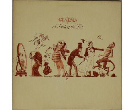 GENESIS - A TRICK OF THE TAIL LP (UK TEST PRESSING CDS 4001). Another exceptionally hard to find original UK white label Gene