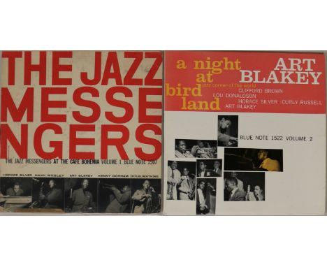 ART BLAKEY (AND HIS JAZZ MESSENGERS) - BLUE NOTE LPs. Very much keeping the mind active with this lovely bundle of 2 x early 