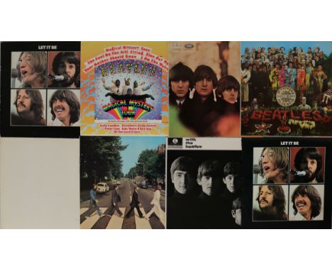 THE BEATLES - LPs. Marvelous and often stunningly clean collection of 14 x LPs. Titles are Beatles For Sale (UK 1st stereo PC