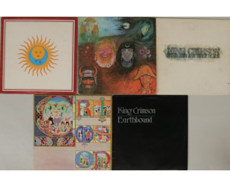 KING CRIMSON - 1ST UK (ISLAND) PRESSING LPs. Getting our Prog on with this ace bundle of 5 x original UK pressing LPs. Titles