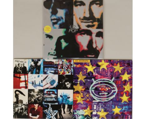 U2 - 90s STUDIO ALBUMS. More deleted 90s LPs for your pleasure with 3 here. Titles are Pop (U210 524 334-1 double LP - record