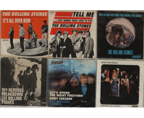 7" - THE ROLLING STONES - US PICTURE SLEEVE RELEASES. Ace selection of 6 x original US 7" picture sleeve Stones singles. Titl