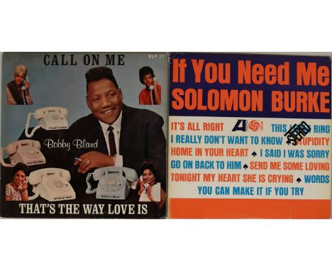 SOLOMON BURKE/BOBBY BLAND - CLASSIC (US PRESSING) SOUL LPs. Striking selection of 2 x wonderful LPs. Titles are Solomon Burke