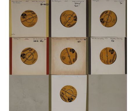 TREASURE ISLE - UK RARITY 45s. Perhaps one time only opportunity to acquire 7 x not often seen Treasure Isle monsters! Titles