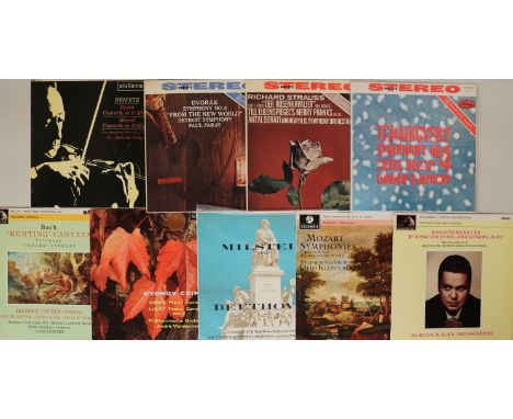 CLASSICAL - (LARGELY) ORIGINAL UK STEREO RECORDING LPs. Brilliant selection of 9 x LPs including 6 original stereo editions. 