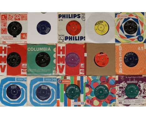 60s ARTISTS 45s. A very well presented collection of around 150 x 7" featuring 60s artists with a few classic 70s titles in h