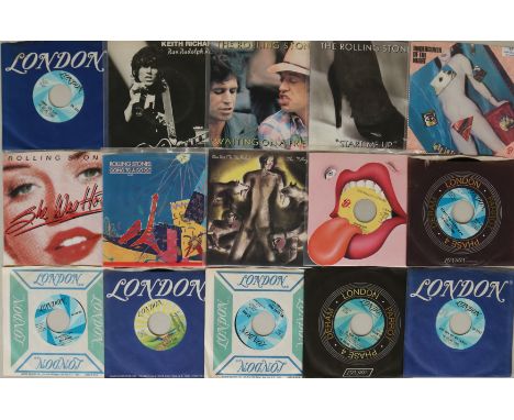 7" - THE ROLLING STONES & RELATED - US ISSUES. You'll get plenty of satisfaction with this cool collection of 44 x US issued 