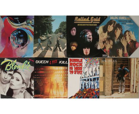 CLASSIC ROCK & POP LPs. Classic collection of 44 x LPs with a few 7" as well. Artists/titles include Rolling Stones - Through