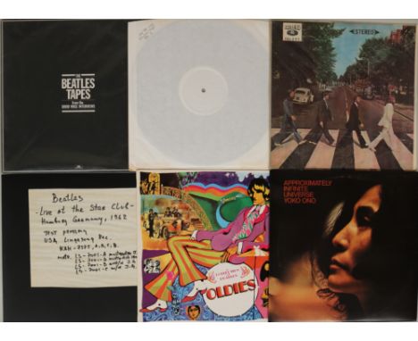 THE BEATLES AND RELATED - INCLUDING TEST PRESSINGS. Unique selection of 5 x LPs including not often seen test pressings. Titl