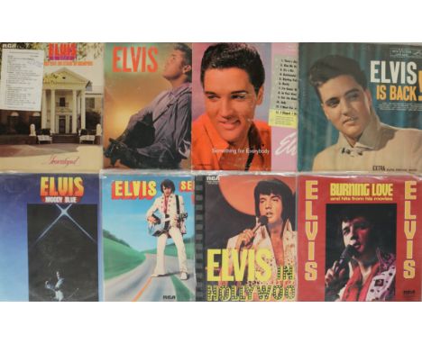 ELVIS PRESLEY - LPs (MANY US ORIGINALS). Lawdy, how about this collection of 46 x LPs including many original US pressings?! 