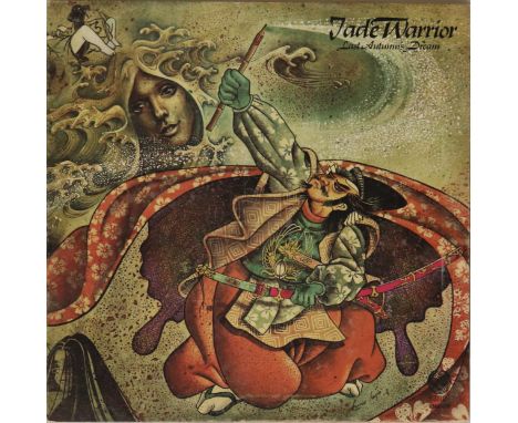JADE WARRIOR - LAST AUTUMN'S DREAM (UK VERTIGO 6360 079). A lovely copy of the arguably harder to find 1972 swirl LP (6360 07