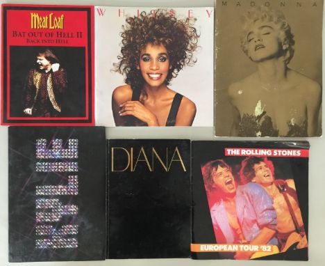 ASSORTED 1980s PROGRAMMES/STONES/MADONNA AND MORE. 16 x 1980/90s tour programmes to include: The Rolling Stones, Madonna, Kyl
