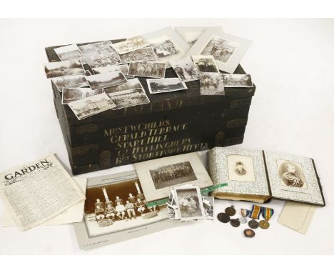 A collection of photographs, letters, postcards, documents and ephemera relating to the Childs family,also various photograph