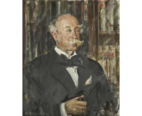 Frederic Whiting (1874-1922)PORTRAIT OF A R C CARTER, EDITOR OF THE ART JOURNALSigned l.l., inscribed verso, oil on canvas76 