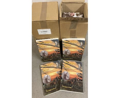 4 boxes containing 49 issues of 'Little Chapters in the Making' by Christopher R. Elliot. Self published book from 2005 about