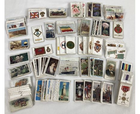 A collection of assorted vintage cigarette card sets &amp; part sets. To include examples from: Cavanders, Wills and John Pla