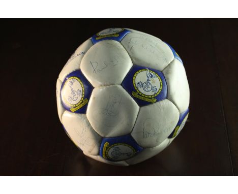 A Tottenham Hotspur FC signed football. 1990's, signed by various players including Gary Lineker.  Dia.21cm. 