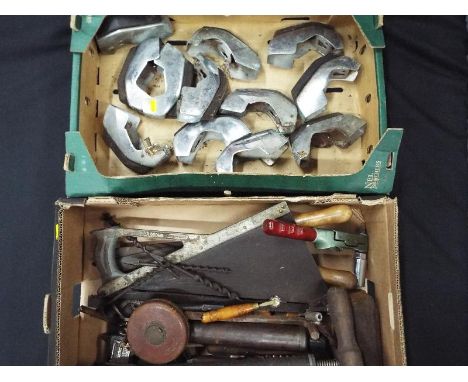 Automobilia - a collection of approximately twelve chrome and rubber early bumper covers possibly from a Morris Mini and a co