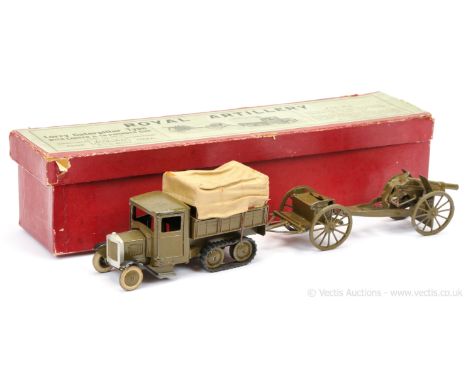 Britains - Set 1462 - Mechanical Artillery Set - Royal Artillery [1936-40 only], comprising: Lorry [Caterpillar Type Tender -
