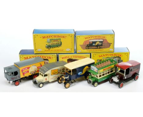 Matchbox Models of Yesteryear Code 2 issues (1) Y23 AEC S-type Bus - German Code 2 model; (2) Y21 Ford TT Van - 3rd MICA Conv