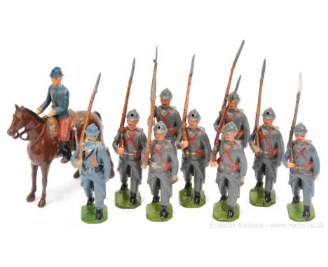 Britains - From Set 192 - The French Army - Infanterie de Ligne - Active Service, 1916 [1916 version - Pre/Post War Issues], 