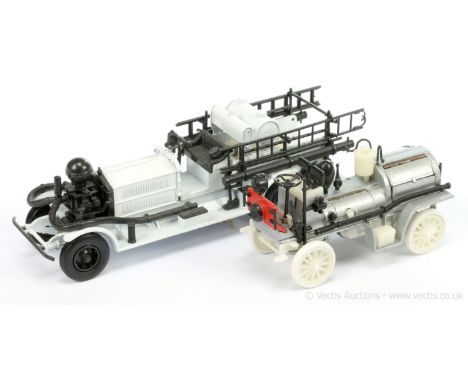 Matchbox Models of Yesteryear Fire Engine Series a pair of Pre-production models (1) YFE23 1906 Waterous Fire Engine - metall