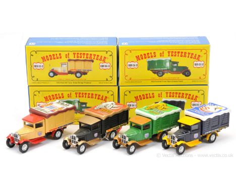 Matchbox Models of Yesteryear Code 2 issues (1) CON-05-3 1932 Ford AA Truck "Tower Bridge Products" - beige, red chassis, chr