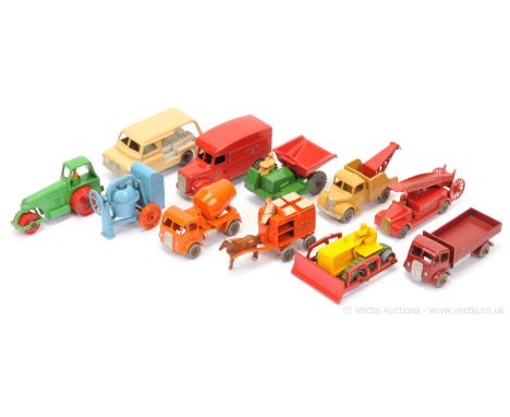Matchbox Regular Wheels Group of 1950's issue Construction &amp; Commercial Vehicles including (1) 2b Muir Hill Site Dumper; 