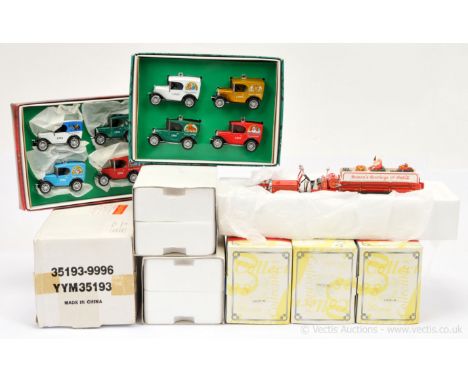 Matchbox Models of Yesteryear a group of Christmas related models including YSC01 Scania Vabis Holiday Special, YSC02, YSC03,