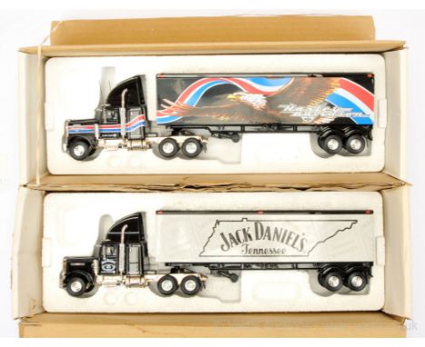 Matchbox Collectables pair of Big Rig Trucks (1) KS188/SA The Official Harley Davidson Kenworth 18-wheeler; (2) KS189/SA The 