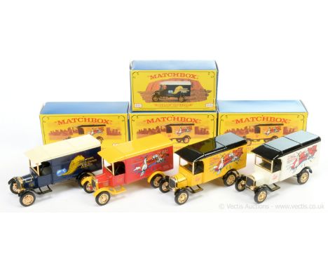 Matchbox Models of Yesteryear Code 2 Issues - all are Y21 1921 Ford Model TT Van; (1) "7th MICA Australian Convention" - yell