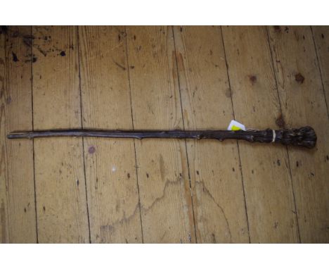 An old blackthorn stick,&nbsp;possibly a Shillelagh. 