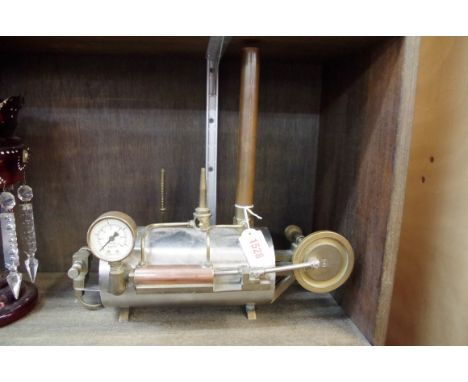 A scratch built stationary steam engine,&nbsp;34cm wide. 