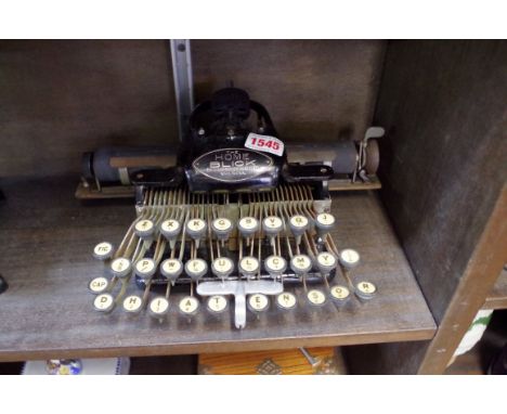 A Blickensderfer 'Home Blick' typewriter. 