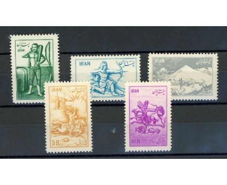 1954 Ancient Persian Sports set U/M, the odd gum fault. SG 1014-18 Cat £92 (5)