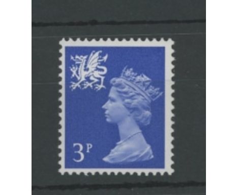 Wales 3p OCP/PVA Missing Phosphor U/M, fine. Cat £35