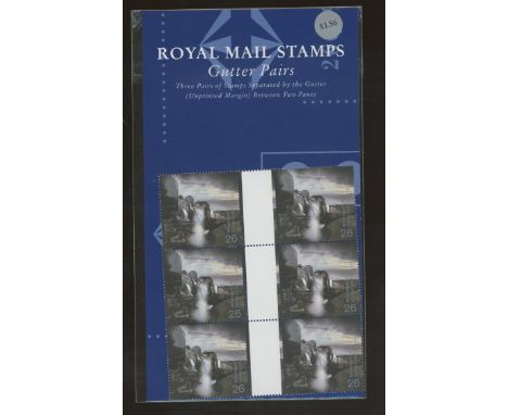 2000 Fire &amp; Light 26p Gutter Block of 6 Format Pack unopened as issued. Previously unrecorded.