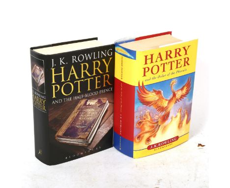 2 First Edition J K Rowling Harry Potter books 