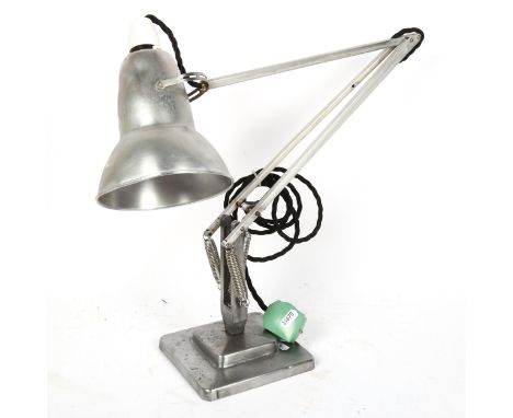 HERBERT TERRY - a Vintage aluminium anglepoise desk lamp 