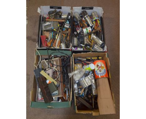 A quantity of modern and vintage hand tools.