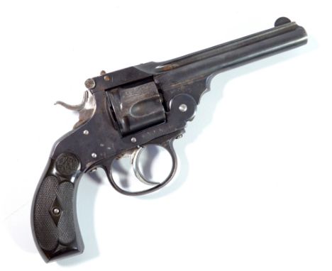 A .320 five shot revolver, the frame inscribed 'ML Firearms Manufacturing Co. Ltd. Syst. ML Self Extractor Pat. 10 Oct 87 Reg