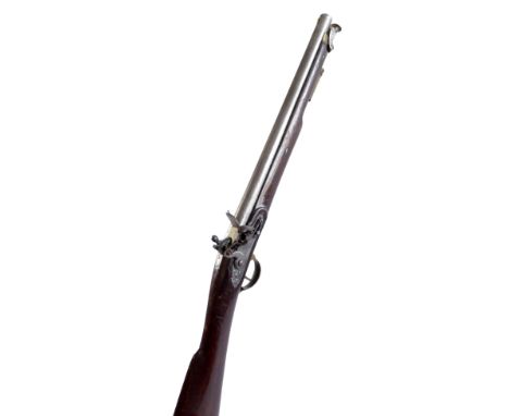 A Tower flintlock saddle ring carbine musket, with engraved lock plate 'Tower' and 'GR' beneath crown cipher, length 79cm. CO