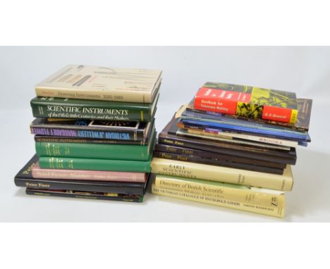 A quantity of books relating to scientific instruments, auction catalogues, The Wallace Collection of European Arms and Armou