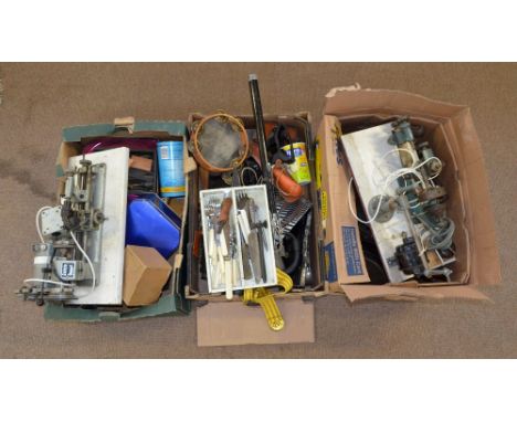 A quantity of modern and vintage hand tools.