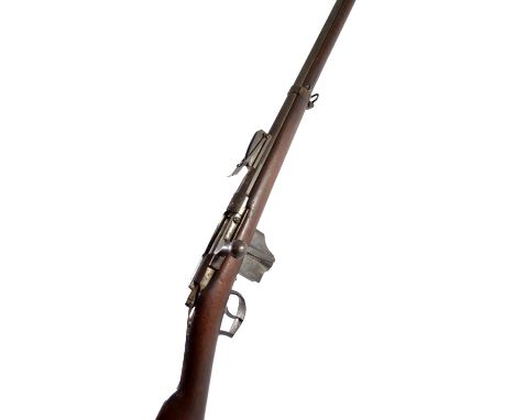An A.P. Stevens Dutch MOD.71/88 Beaumont-Vitali bolt action 2-band rifle, the barrel inscribed 'P. Stevens, Maastricht 1875' 